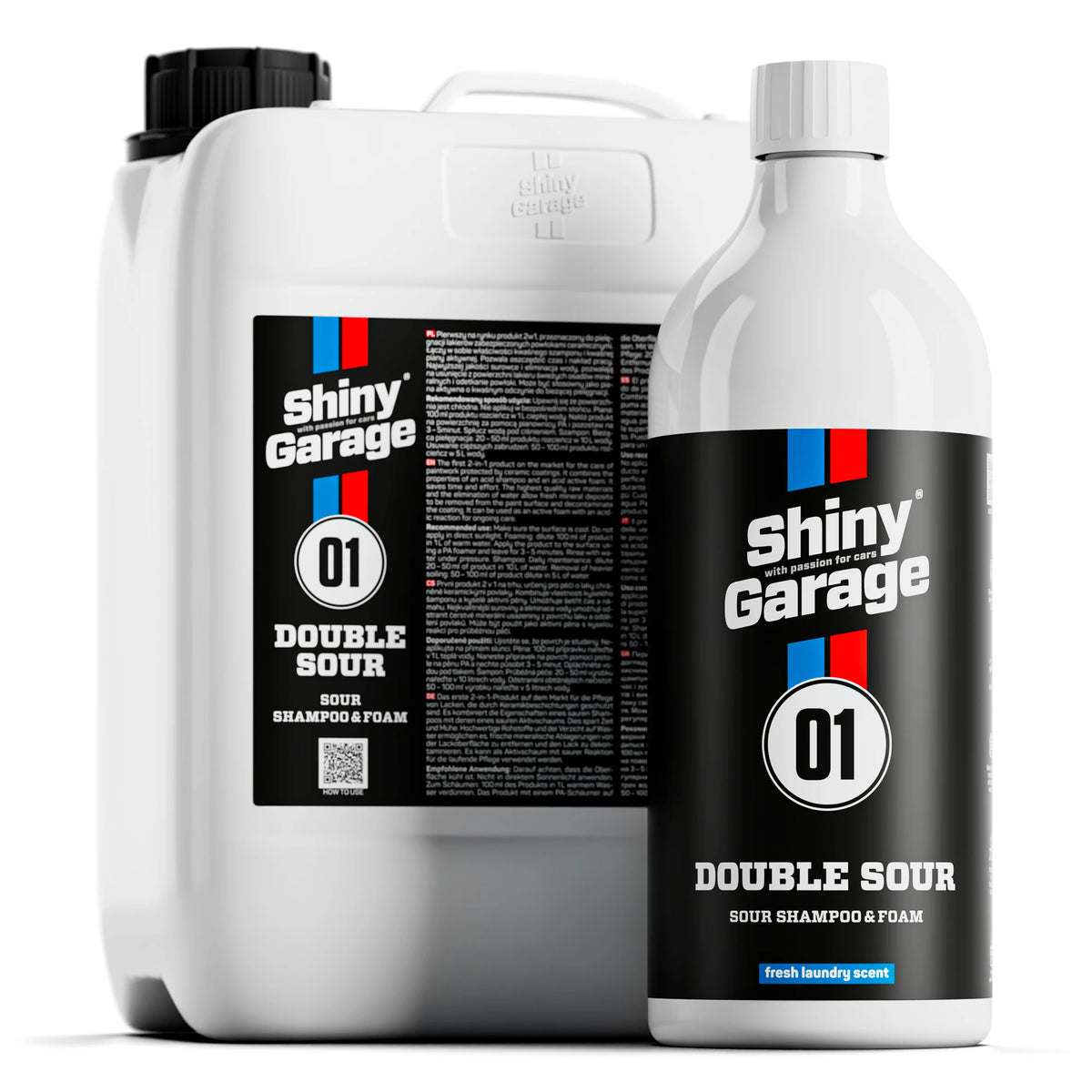Shiny Garage Double Sour Shampoo & Foam — Shampoing acide