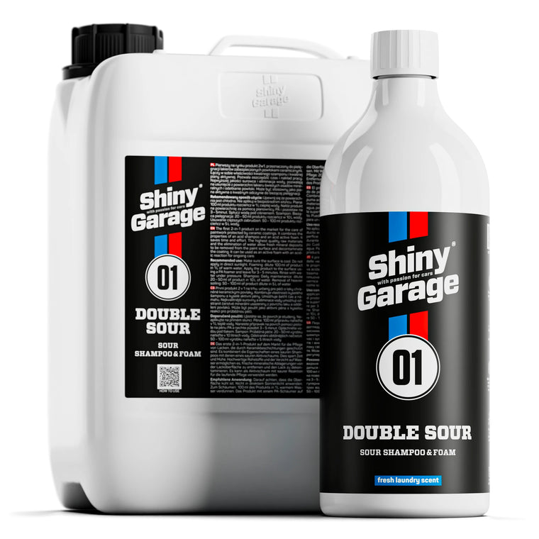 Shiny Garage Double Sour Shampoo & Foam — Shampoing acide
