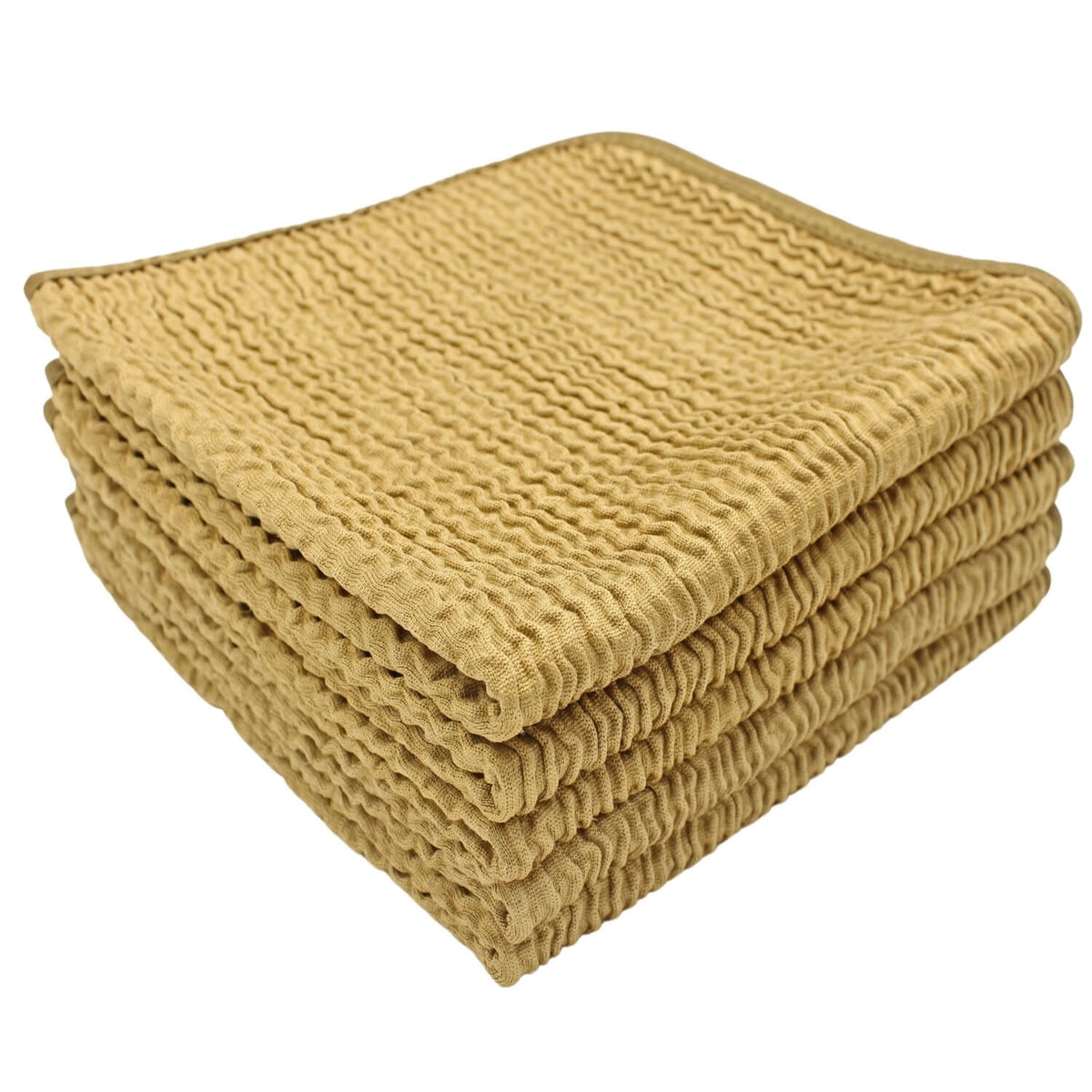 Glass Cleaning Cloth Wave Gold, 36 x 36 cm Single product-0
