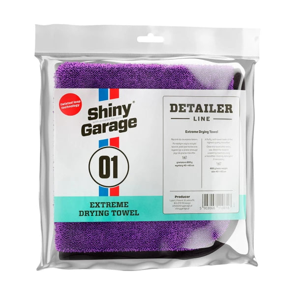 Shiny Garage Extreme Drying Towel — Microfibre de séchage