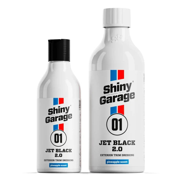 Shiny Garage Jet Black 2.0 — Protection des plastiques extérieurs